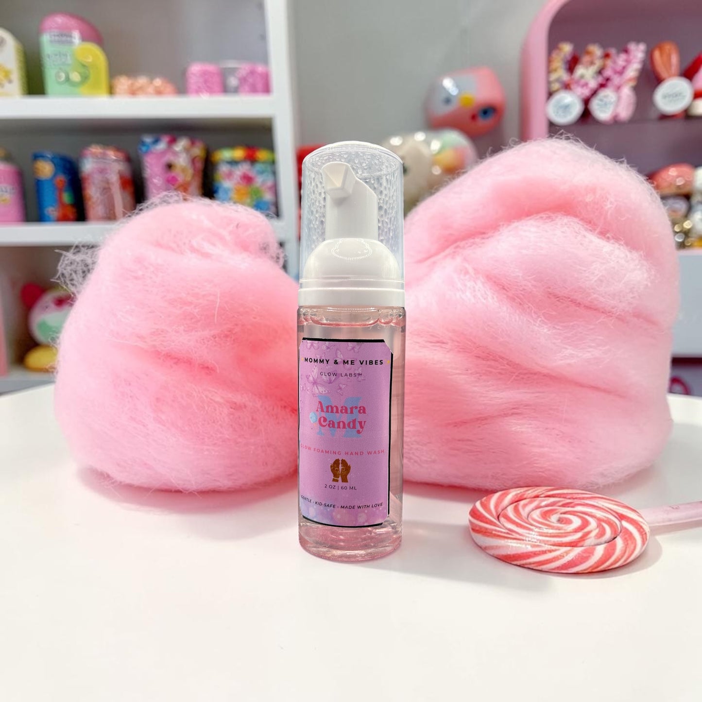 🫧 Foaming Hand Wash – Amara Cotton Candy Glow 🍭✨