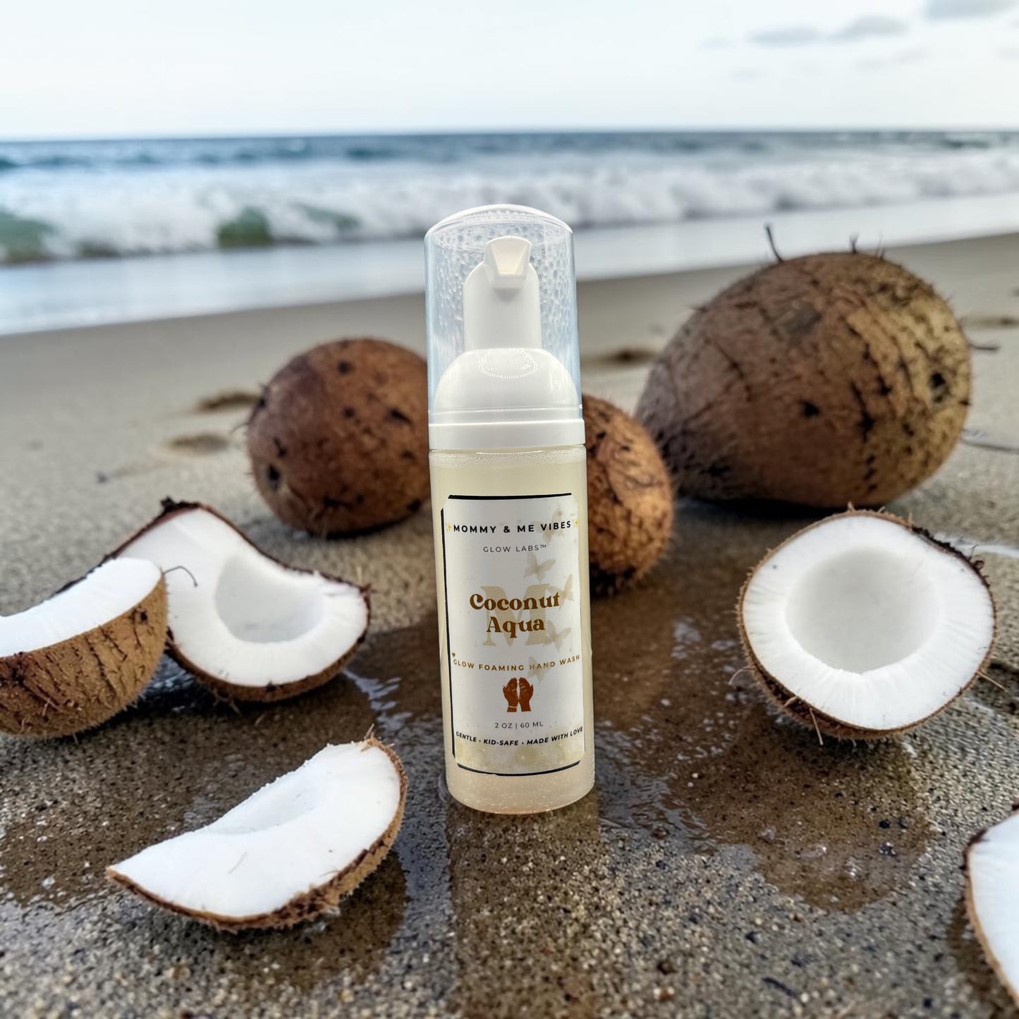 🫧 Foaming Hand Wash – Coconut Aqua Glow 🥥🌊✨