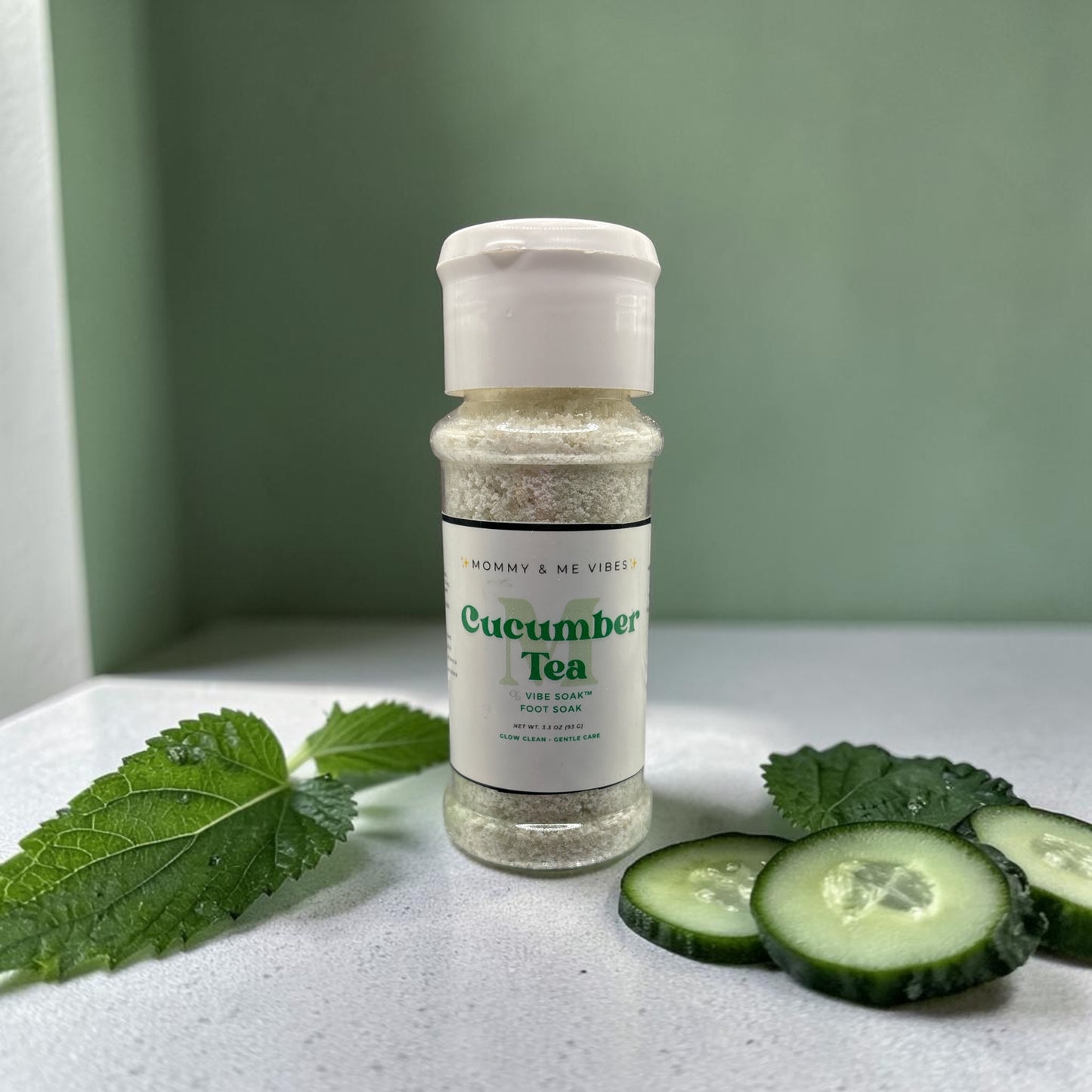 Cucumber Tea Vibe Soak™ – Cool Refresh & Glow Foot Soak 🥒🍵