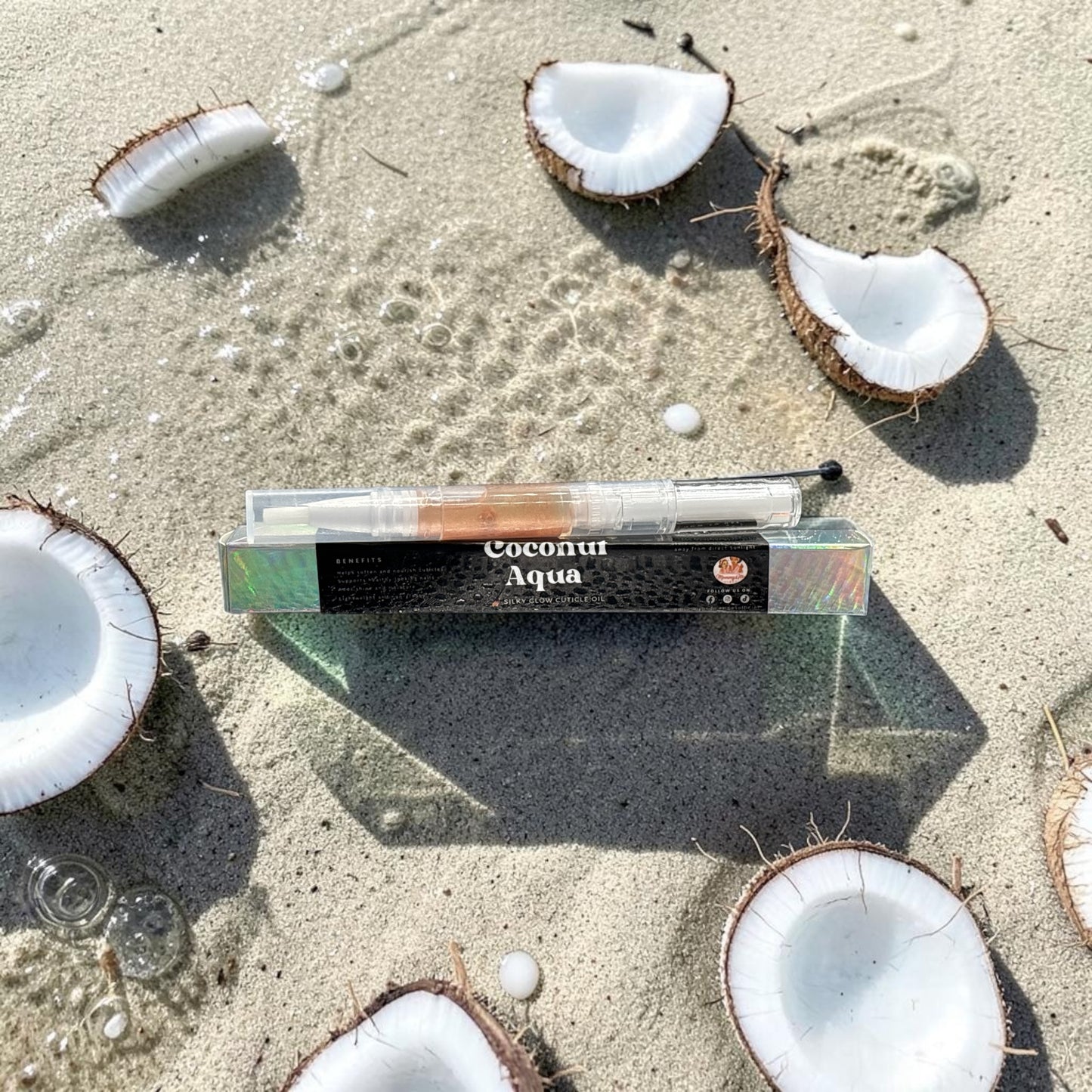 🥥 Coconut Aqua Cuticle Oil Pen 💅✨