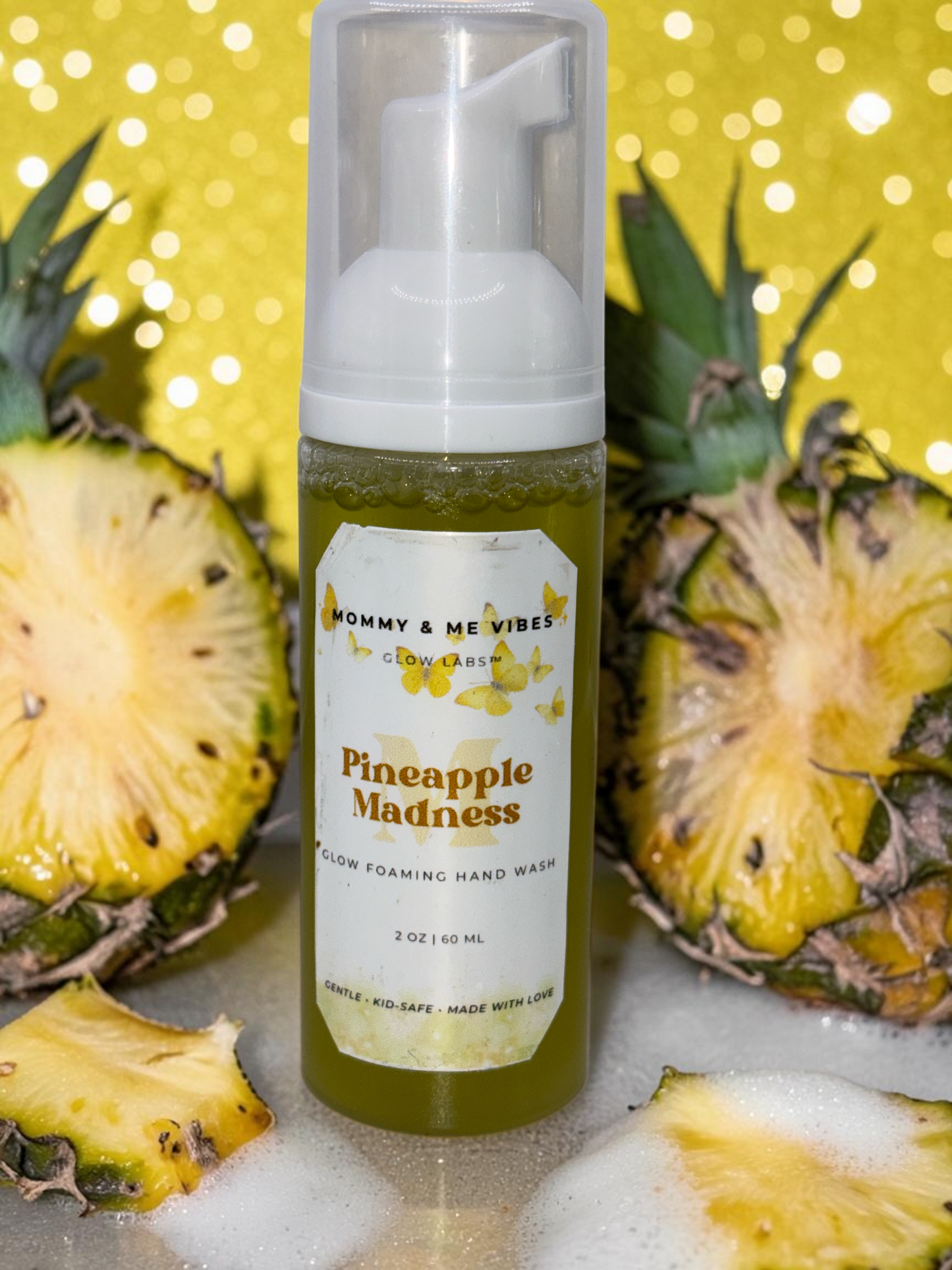 ๐ซง Foaming Hand Wash โ Pineapple Madness Glow ๐โจ