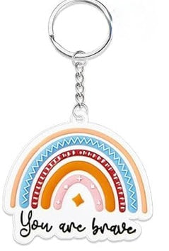 🌈 Inspirational Rainbow Keychains