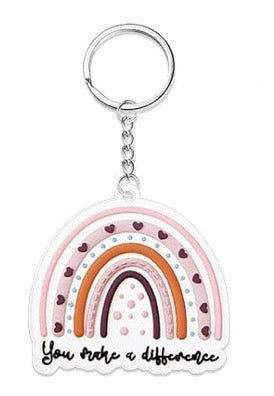 🌈 Inspirational Rainbow Keychains
