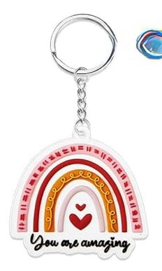 🌈 Inspirational Rainbow Keychains
