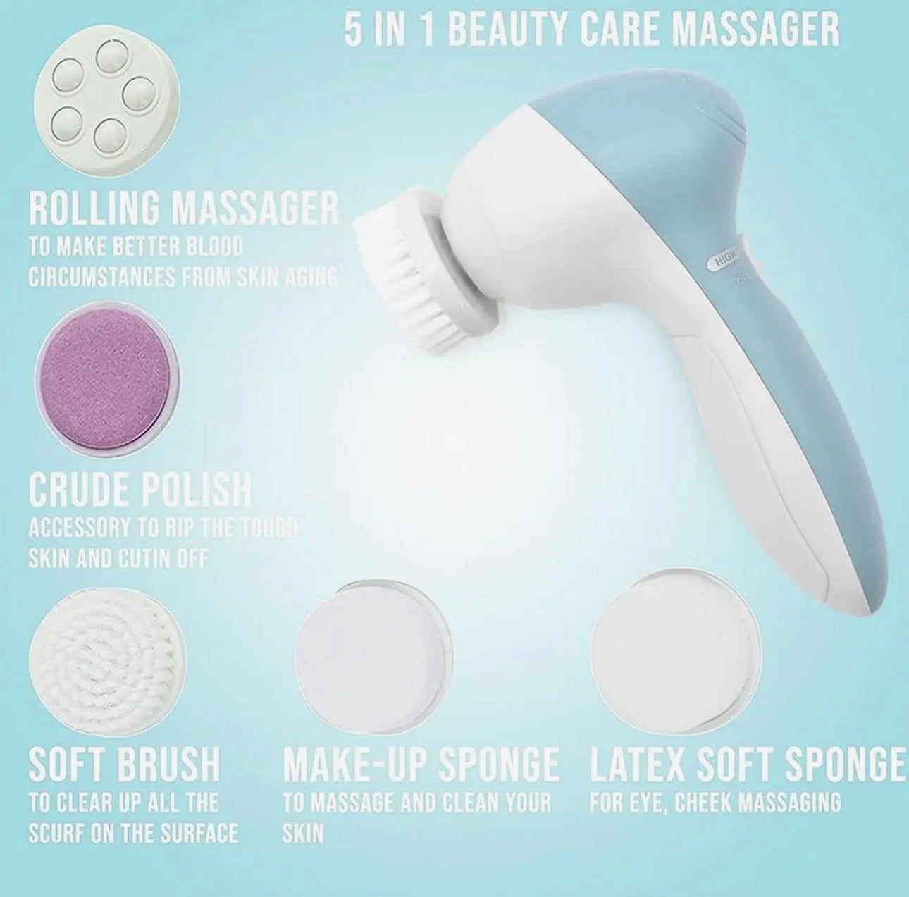✨ Glow Facial Cleansing Brush ✨