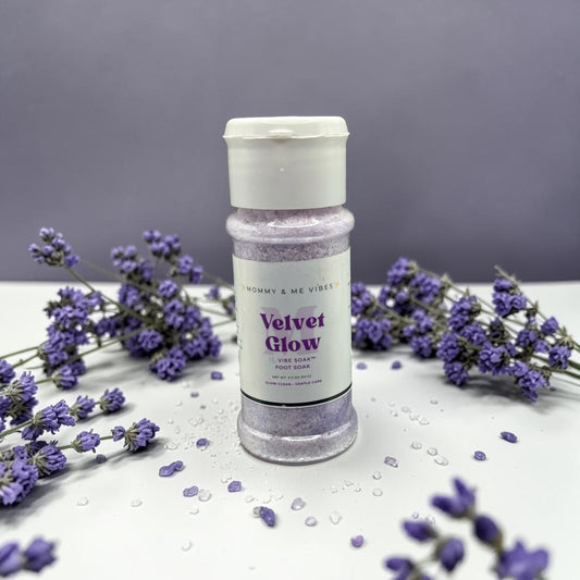 Velvet Glow Vibe Soak™ – Luxury Relax & Glow Foot Soak 💜