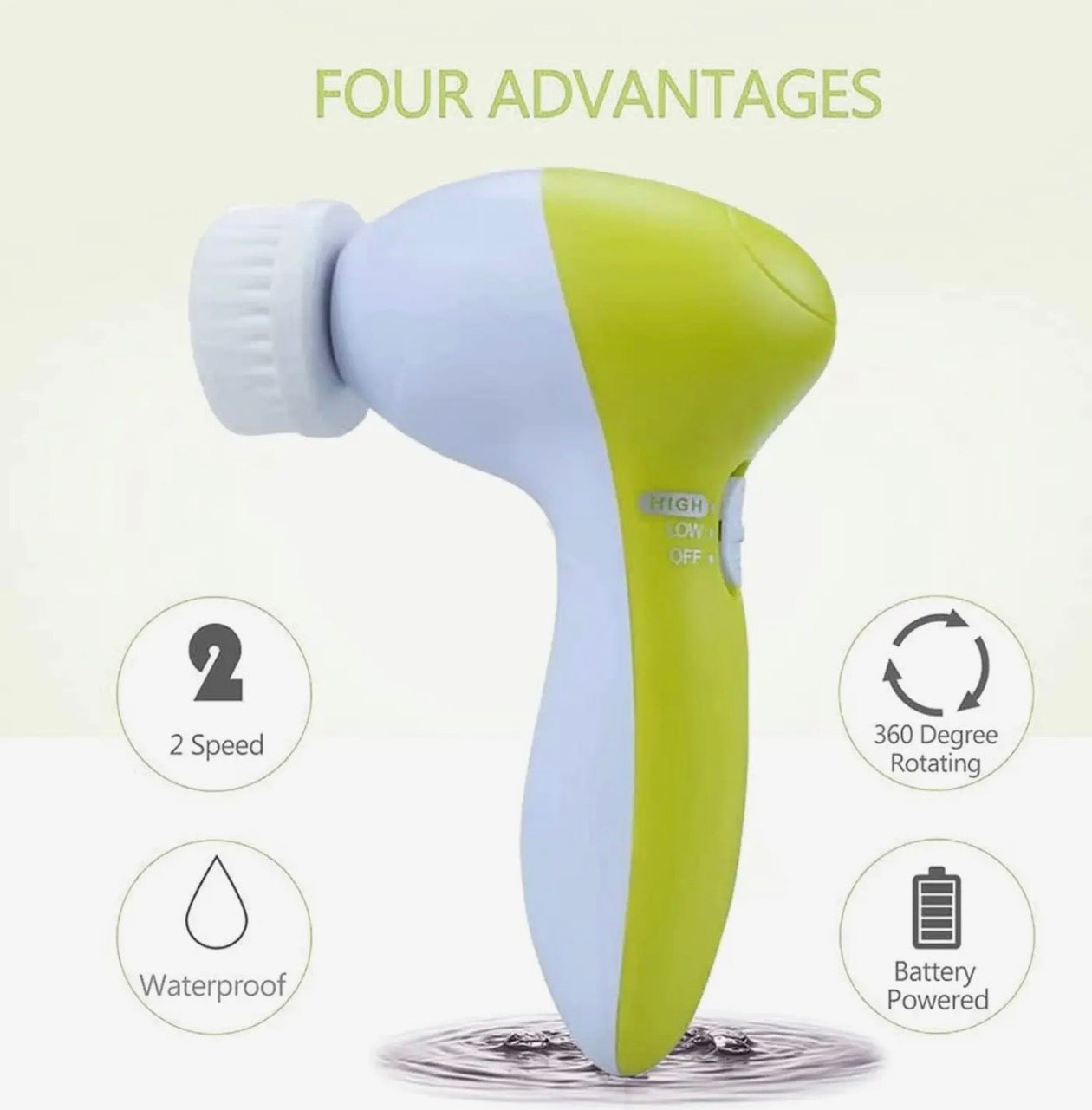 ✨ Glow Facial Cleansing Brush ✨