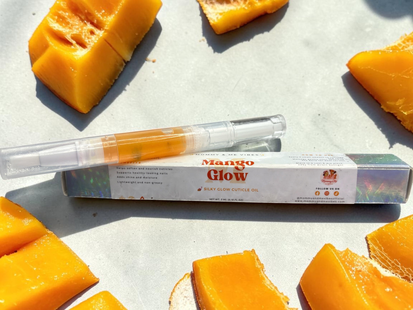 🥭 Mango Glow Cuticle Oil Pen 💅✨