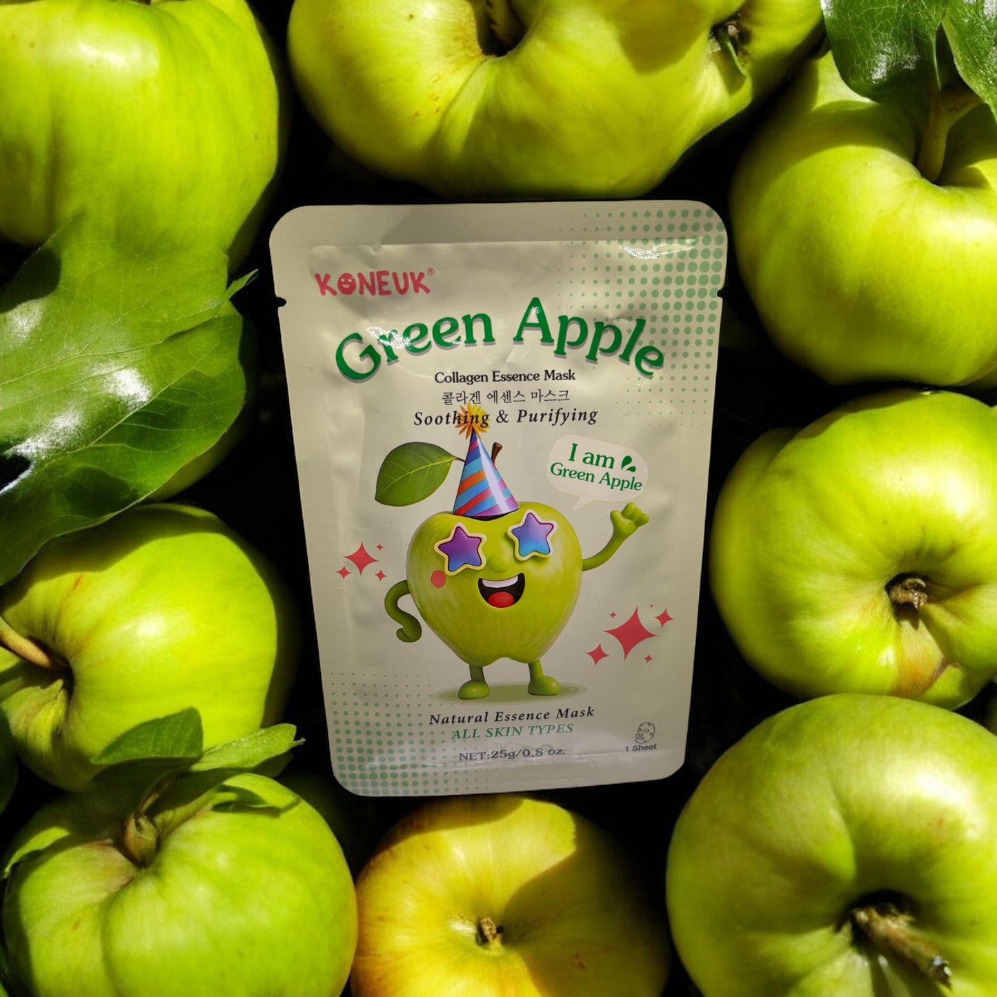 💚 Green Apple Glow Mask