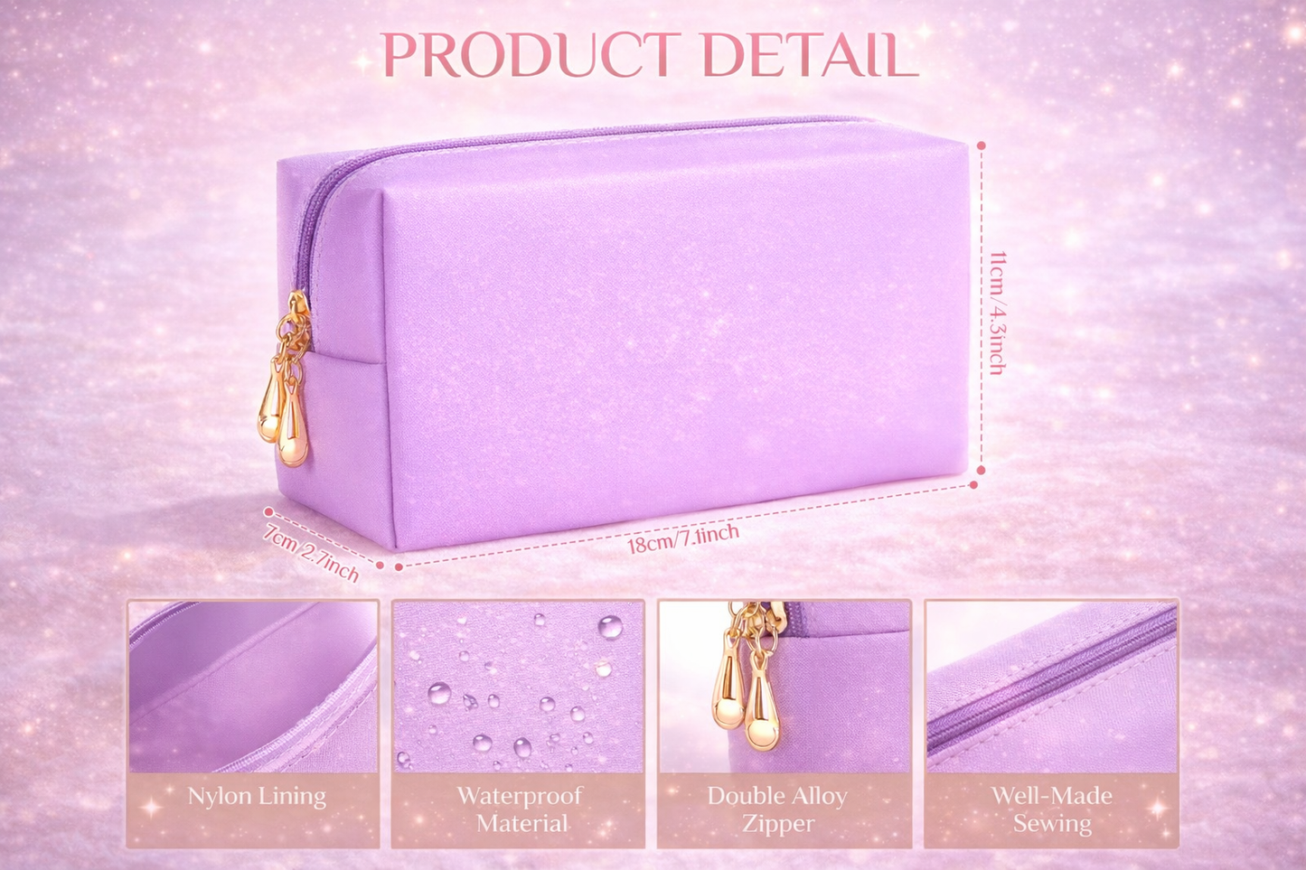 ✨ Glow Bag (ONLY)– Premium Edition (No Keychain or Letter Patch)