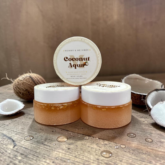 🥥 Coconut Aqua Glow Hand Scrub 🫧