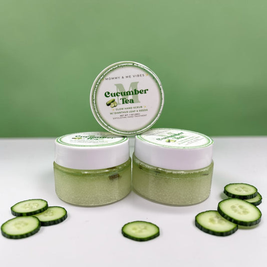 🥒 Cucumber Tea Hand Scrub 🫧