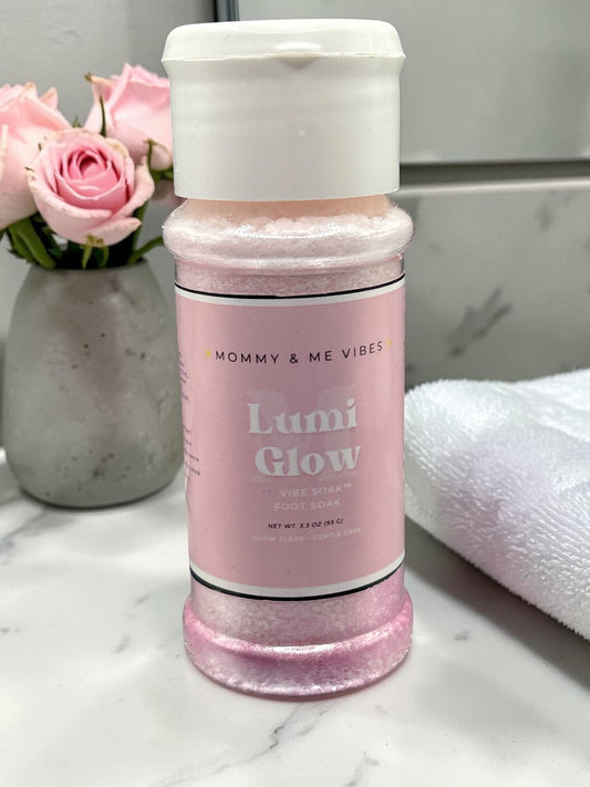 Lumi Glow Vibe Soak™ – Soft Calm & Glow Foot Soak 🤍✨