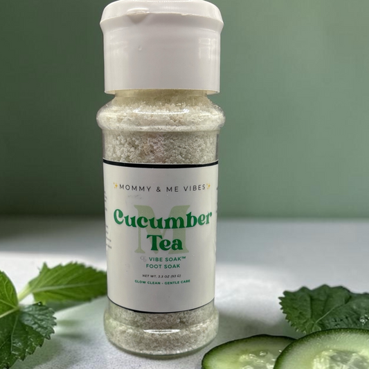 Cucumber Tea Vibe Soak™ – Cool Refresh & Glow Foot Soak 🥒🍵